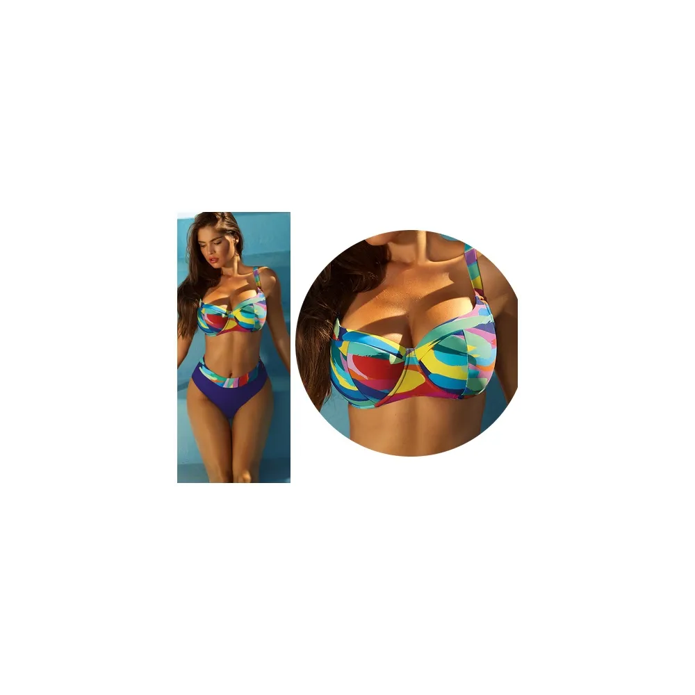 Self 995CA8 2 wielokolorowy bikini komplet strój kąpielowy 2cz