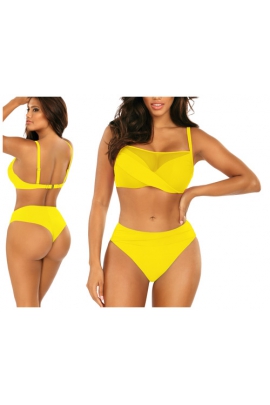 Self 1002N2 21 żółty bikini komplet strój kąpielowy 2cz