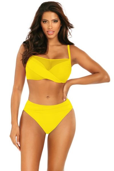 Self 1002N2 21 żółty bikini komplet strój kąpielowy 2cz