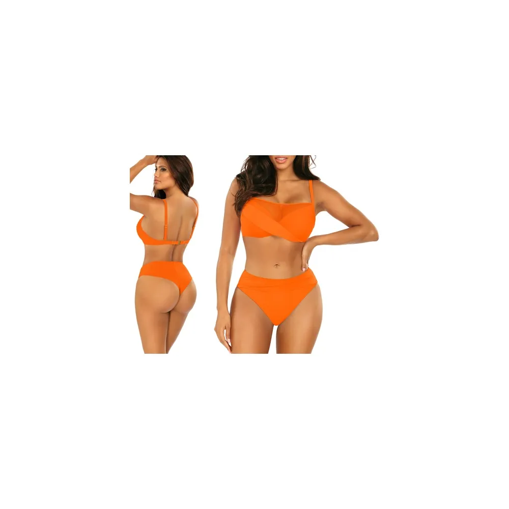 Self 1002N2 26C pomarańcz bikini komplet strój kąpielowy 2cz