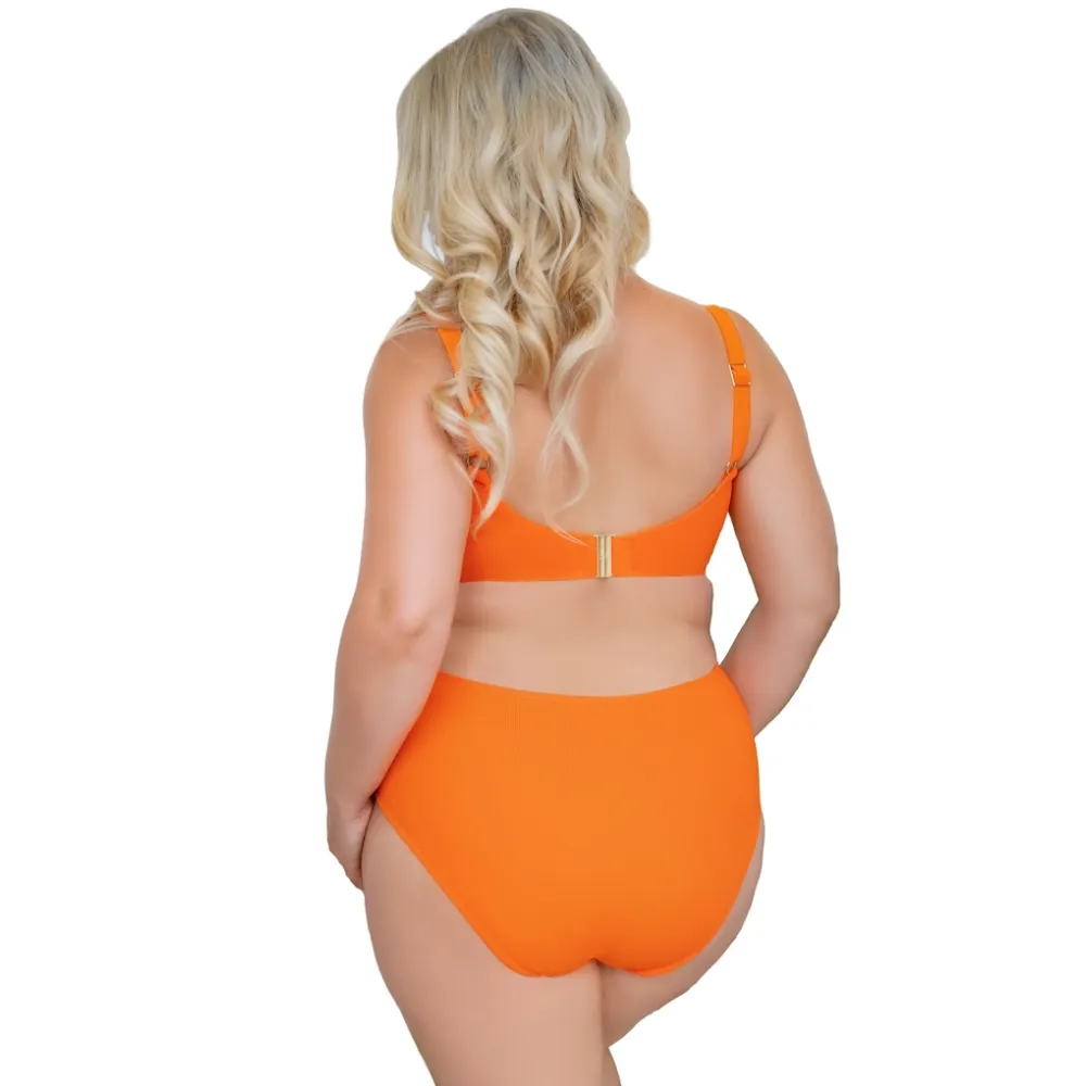 KrisLine Madera orange soft fullcup biustonosz do stroju kąpielowego