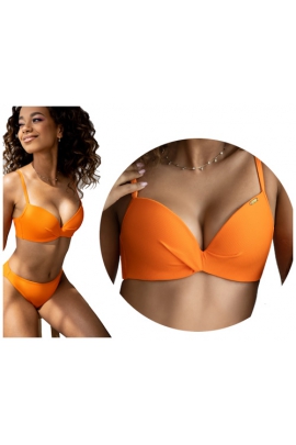 KrisLine Madera orange brassierroma biustonosz push-up do stroju kąpielowego