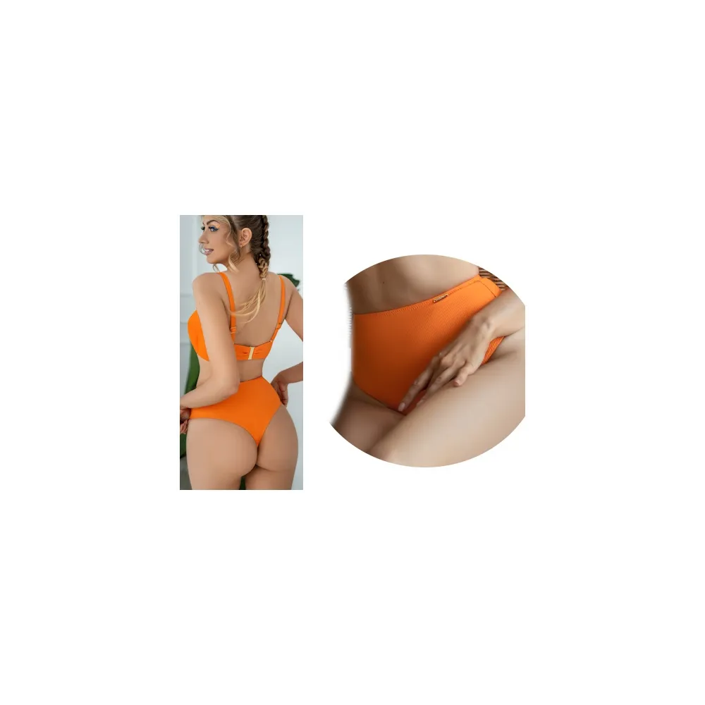KrisLine Madera orange figi brazyliany wysokie do stroju kąpielowego