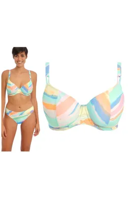 Freya Summer Reef aqua soft plunge biustonosz do stroju kąpielowego