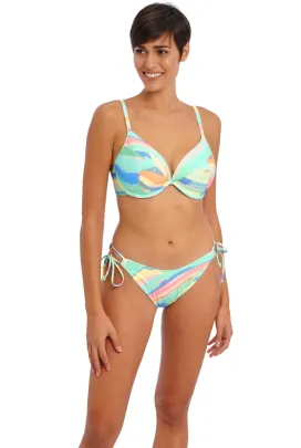 Freya Summer Reef aqua padded plunge biustonosz usztywniany do stroju kąpielowego