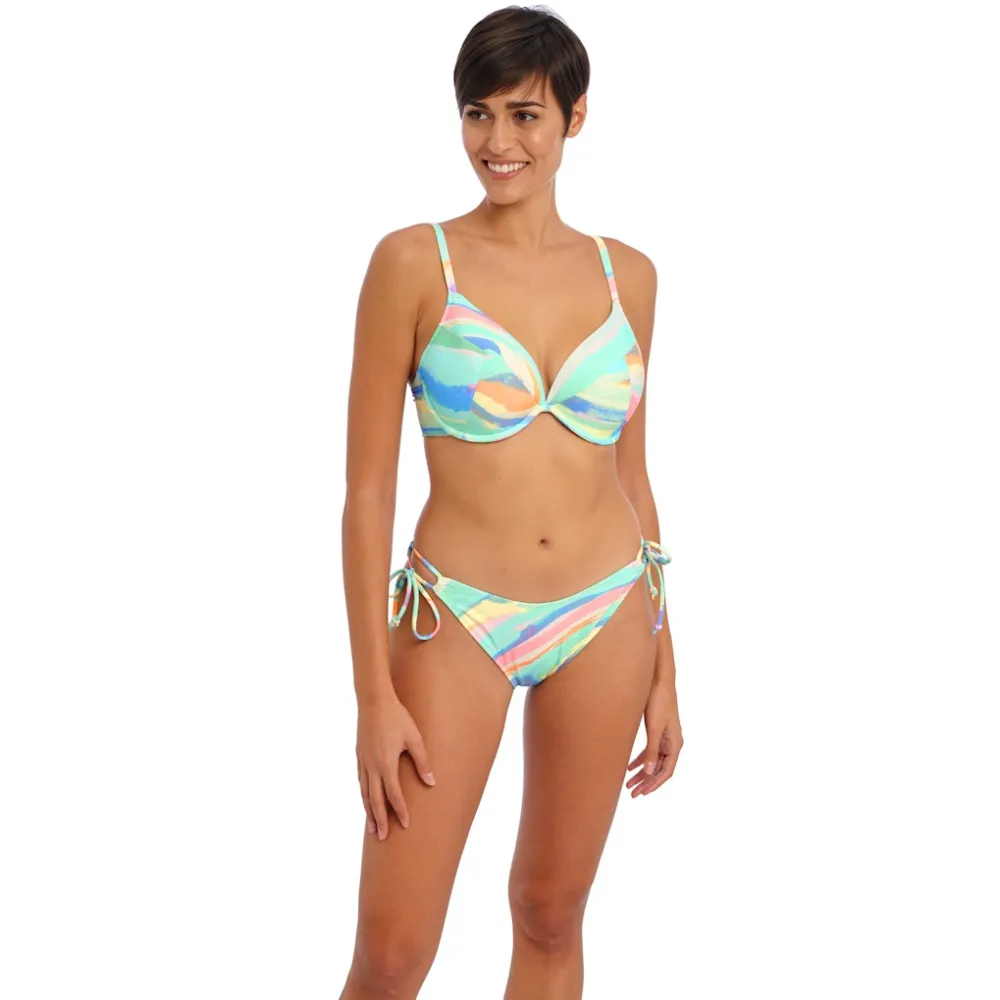 Freya Summer Reef aqua figi wiązane do stroju kąpielowego