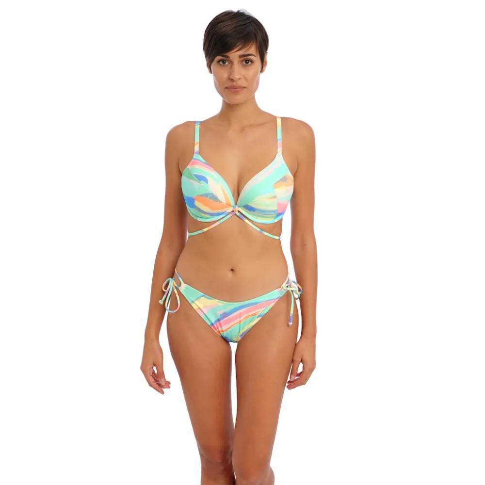 Freya Summer Reef aqua figi wiązane do stroju kąpielowego