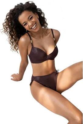 KrisLine Korfu chocolate brassiereroma biustonosz push-up do stroju kąpielowego