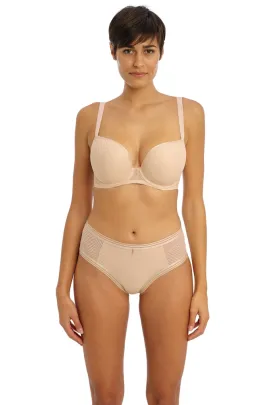 Freya Tailored natural beige Deco plunge biustonosz usztywniany