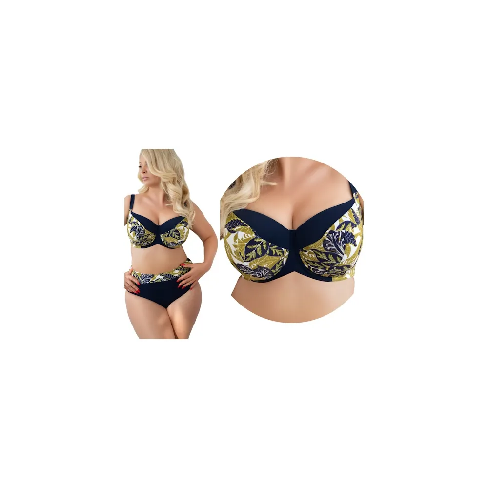 KrisLine Paros navy sidesupport soft  biustonosz do stroju kąpielowego