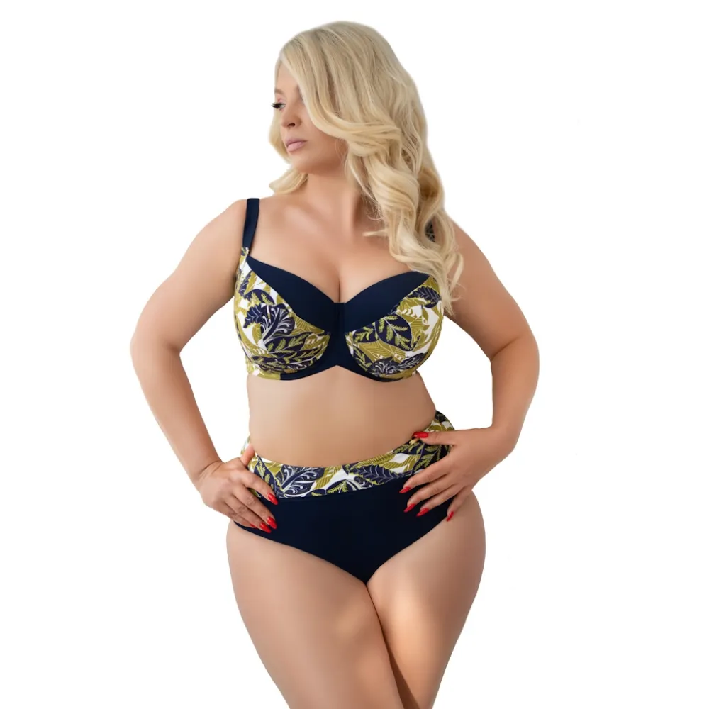 KrisLine Paros navy sidesupport soft  biustonosz do stroju kąpielowego
