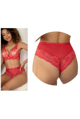 KrisLine Kiss raspberry stringo-szorty wysokie