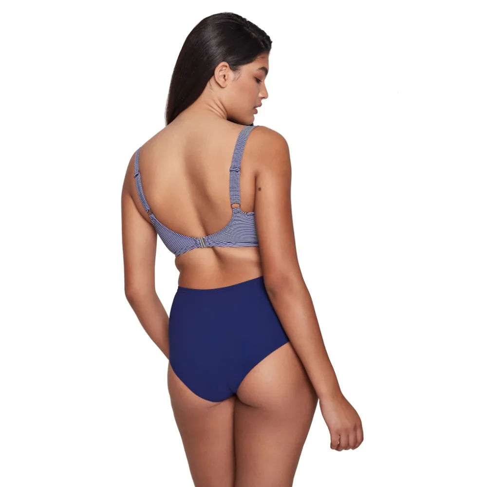 Dalia Storm granat-paski K26 soft biustonosz do stroju kąpielowego