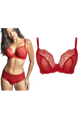 Panache Ana salsa red biustonosz soft plunge