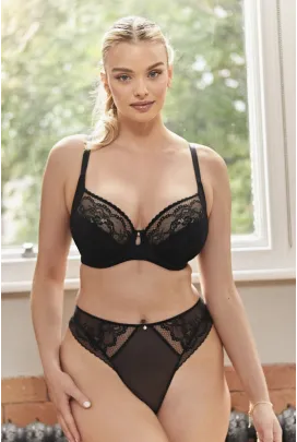 Cleo by Panache Alexis black biustonosz soft