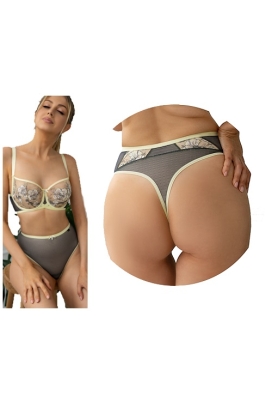 KrisLine Lea yellowgrey stringi wysokie