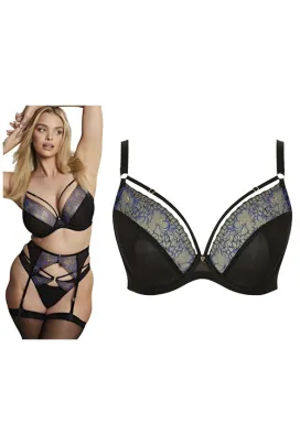 Cleo by Panache Valentina luxe black biustonosz soft