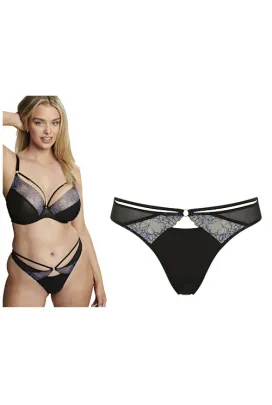 Cleo by Panache Valentina luxe black figi brazyliany