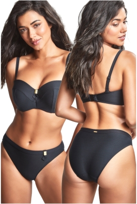 Panache Marianna black figi bikini do stroju kąpielowego