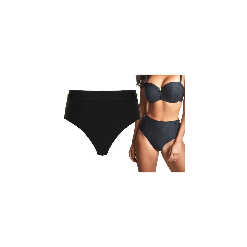 Panache Marianna black figi wysokie do stroje kąpielowego