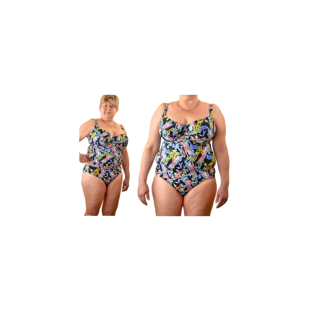 Dalia dream czarne tankini K26 soft koszulka kąpielowa z fiszbinami