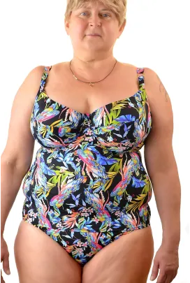 Dalia dream czarne tankini K26 soft koszulka kąpielowa z fiszbinami