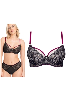Samanta Charlotte A123 biustonosz soft czarny