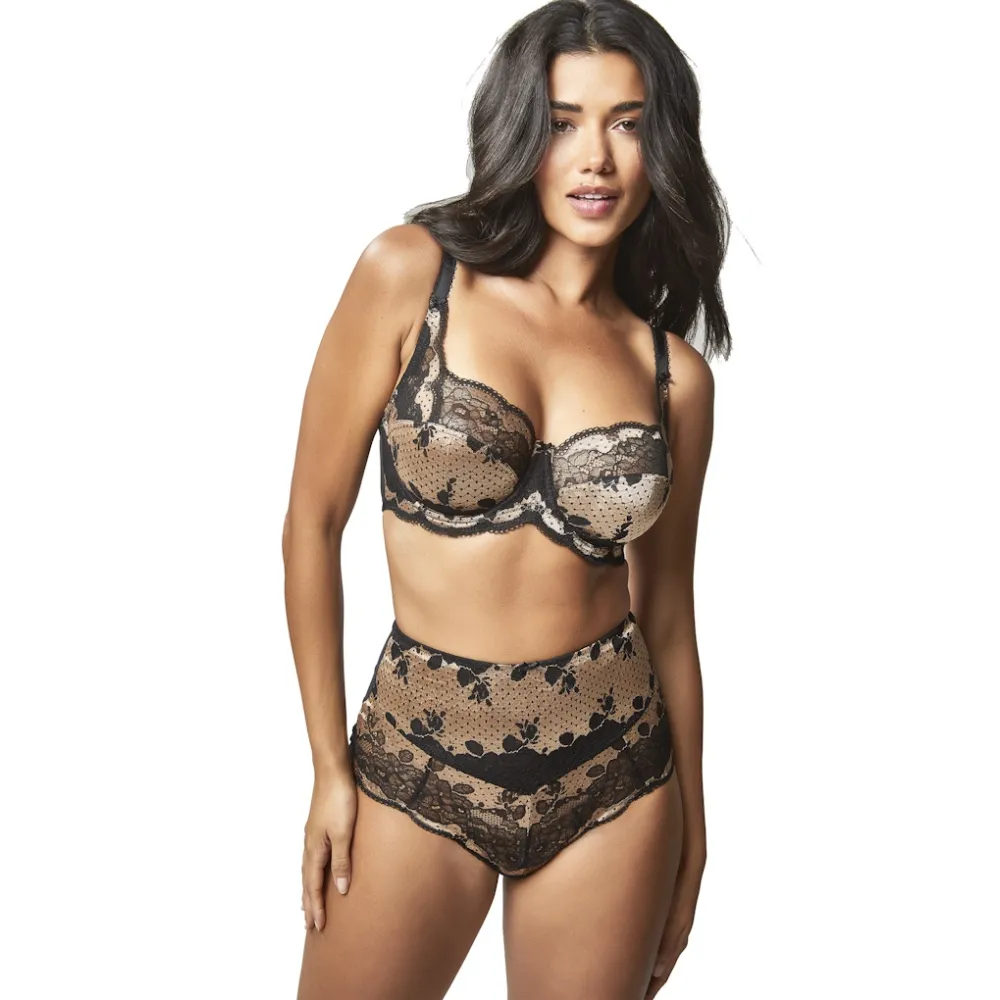 Panache Clara black/vintage gold figi wysokie