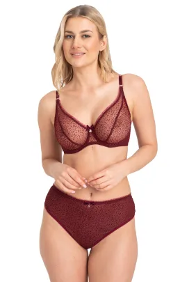 Samanta Valentina rubinowa A144 soft bralette