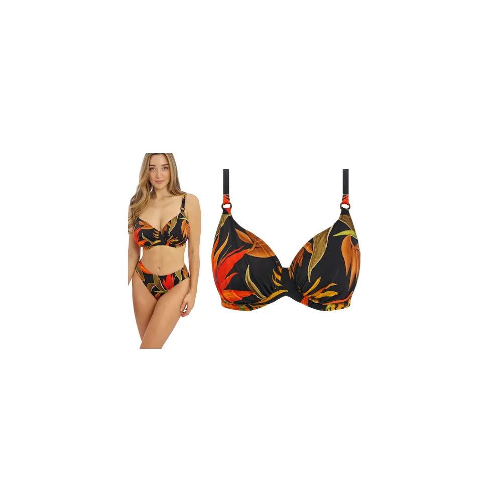 Fantasie Pichola black full cup biustonosz soft do stroju kąpielowego