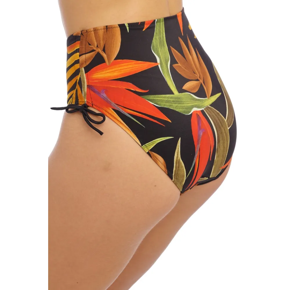 Fantasie Pichola black figi wysokie z troczkami do stroju kąpielowego