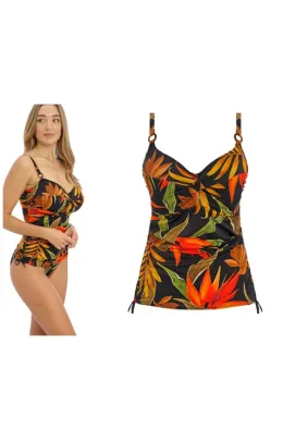 Fantasie Pichola black tankini koszulka kąpielowa