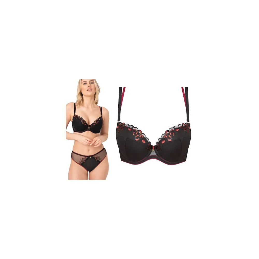 Samanta Fidi A332 biustonosz push-up czarny