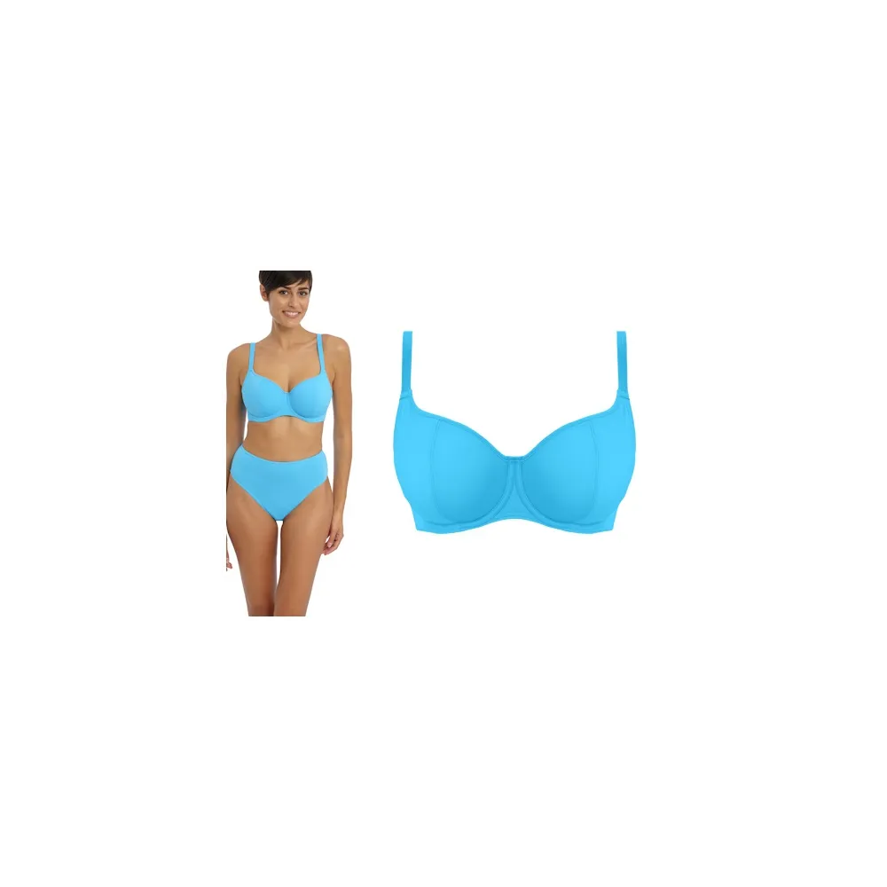 Freya Jewel cove plain turquoise sweetheart biustonosz do stroju kąpilowego