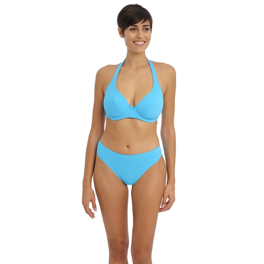 Freya Jewel Cove plain turquoise figi bikini majtki do stroju kąpielowego
