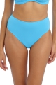 Freya Jewel Cove plain turquoise figi hight waist majtki do stroju kąpielowego