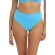 Freya Jewel Cove plain turquoise figi hight waist majtki do stroju kąpielowego