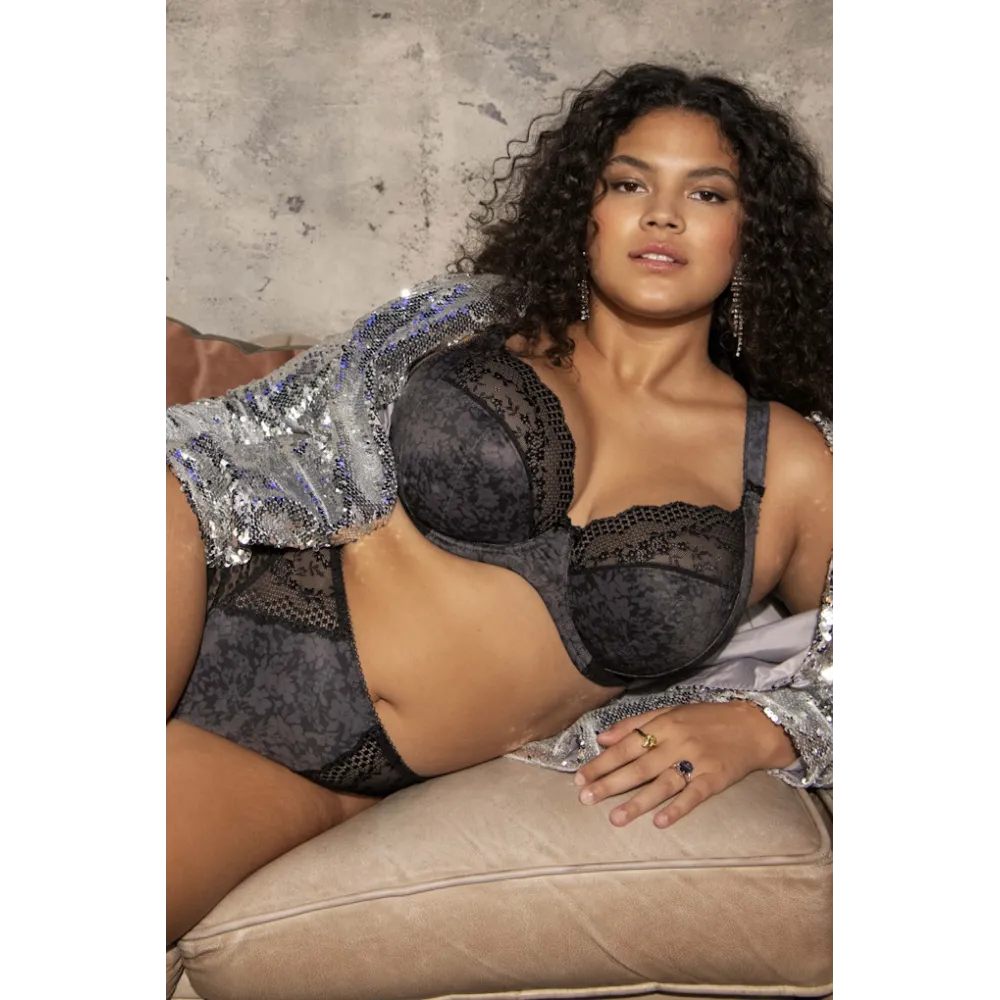 Elomi Lucie black biustonosz soft plunge