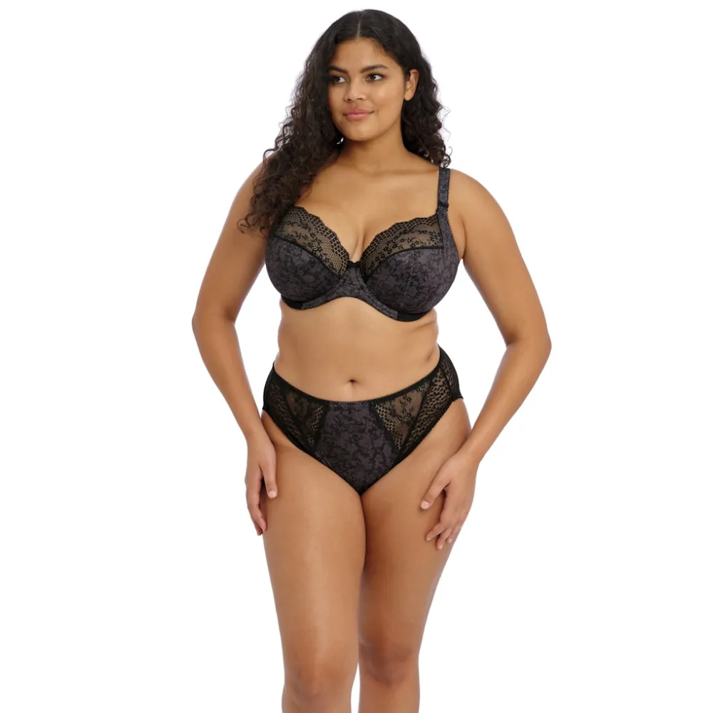 Elomi Lucie black biustonosz soft plunge