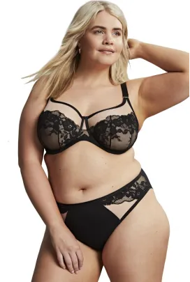 Sculptresse Josephine black latte biustonosz soft