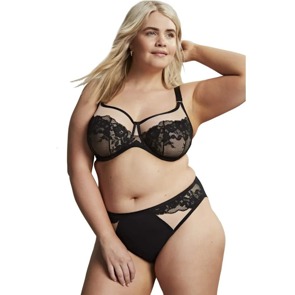 Sculptresse Josephine black latte biustonosz soft