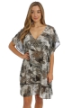 Fantasie Seraya Sands monochrome kaftan plażowy