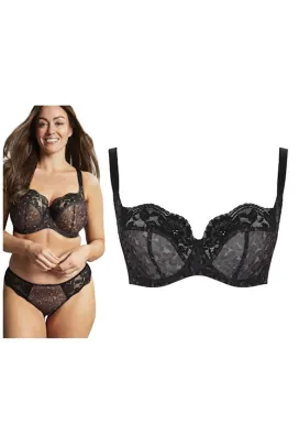 Panache Nina black leopard biustonosz soft