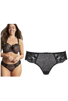 Panache Nina black leopard majtki brazyliany