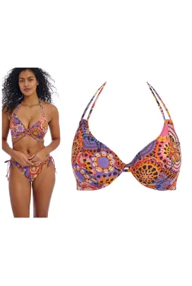 Freya Santiago Nights multi halter biustonosz na szyję do stroju kąpielowego