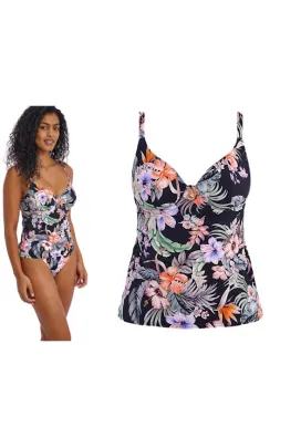 Freya Kamala bay midnight tankini koszulka do stroju kąpielowego