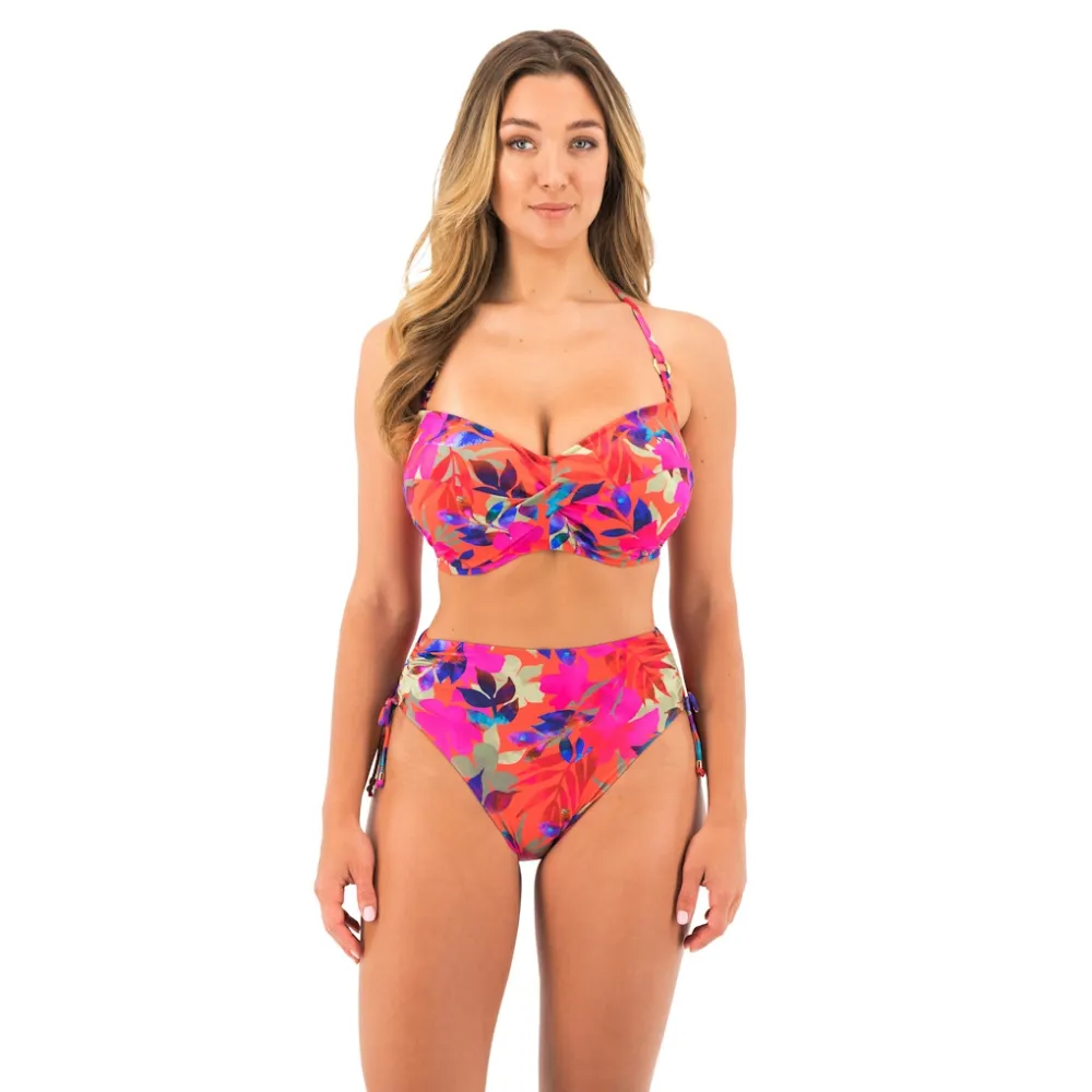 Fantasie Playa Del Carmen beach party figi wysokie z troczkami do stroju kąpielowego