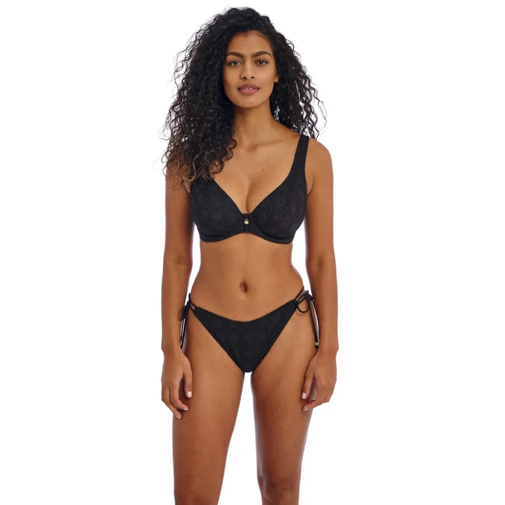 Freya Nomad Nights black high apex biustonosz soft do stroju kąpielowego