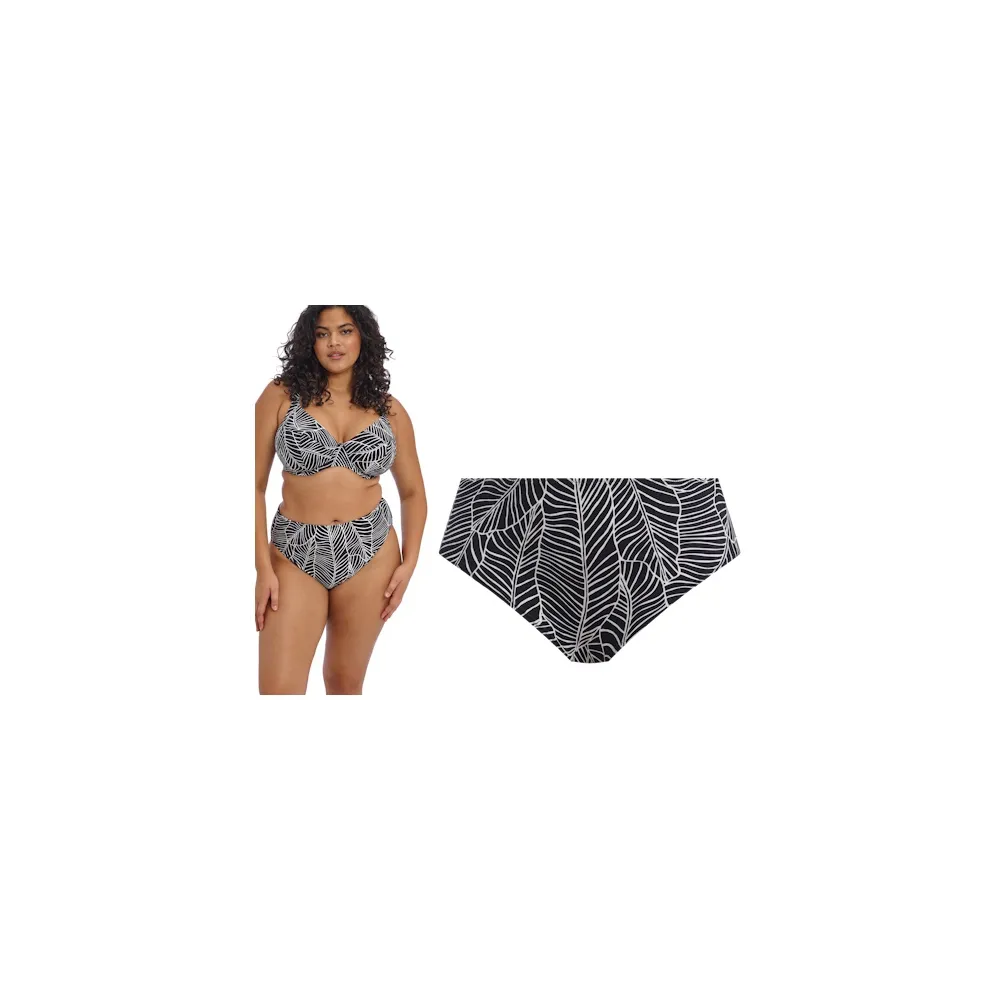 Elomi Kata Beach black figi mid rise do stroju kąpielowego
