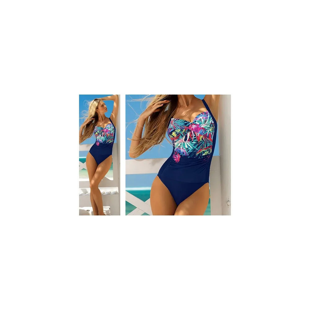 Aquarilla Saona 560 multi/navyblue jednoczęściowy kostium kąpielowy